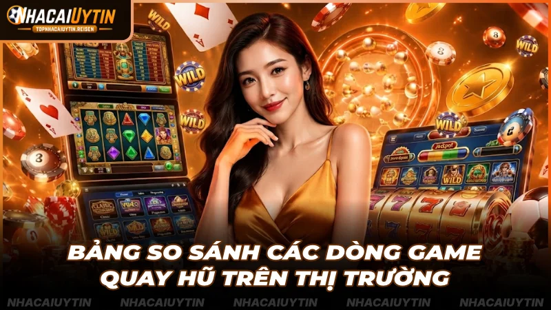 Bảng so sánh các dòng game quay hũ trên thị trường