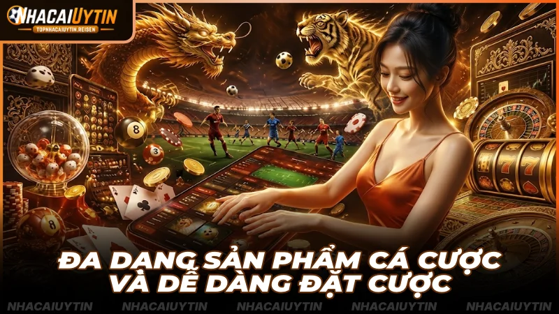 Đa dạng sản phẩm cá cược và dễ dàng đặt cược